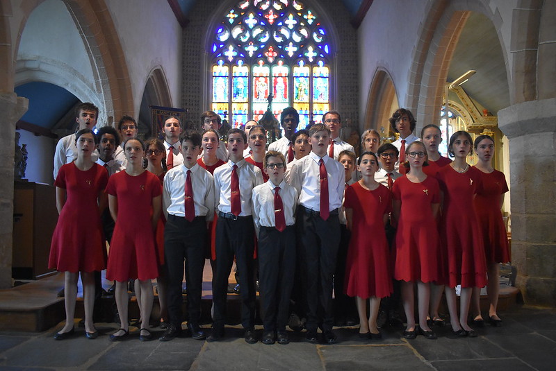 Chorale Angu&eacute;los (Cap sur la Bretagne) en concert